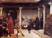 Sir Lawrence Alma-Tadema,OM.RA,RWS, The Education of the Children of Clovis
